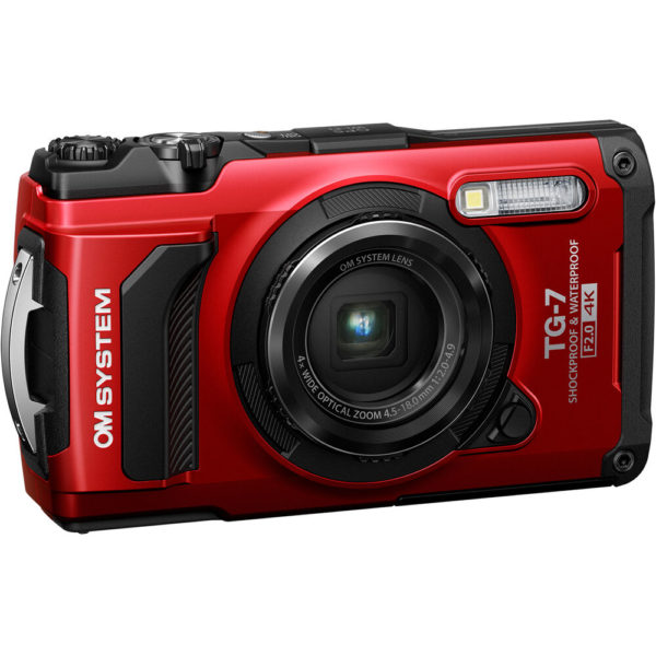 OM SYSTEM Tough TG-7 Digital Camera Red